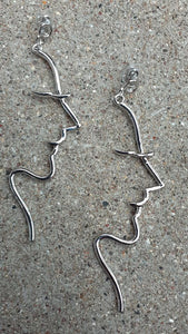 Abstract Face Earrings Kargo Fresh