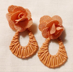 Abstract Flower Earrings Kargo Fresh