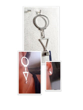 Load image into Gallery viewer, Abstract Geometric Design Asymmetric Earrings Kargo Fresh
