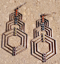 Load image into Gallery viewer, Abstract Geometric Design  Earrings Kargo Fresh
