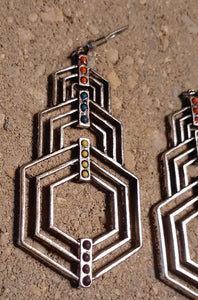 Abstract Geometric Design  Earrings Kargo Fresh