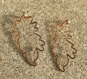 Abstract Leaf design Earrings Kargo Fresh