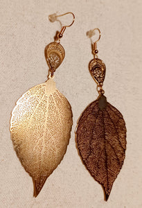 Abstract Leaf design Earrings Kargo Fresh