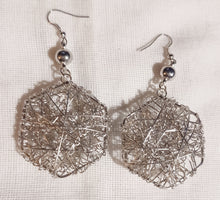 Load image into Gallery viewer, Abstract Metal Wire design Earrings Kargo Fresh
