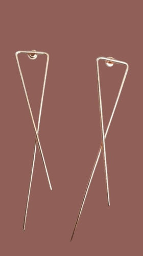 Abstract Minimalist Wire Earrings Kargo Fresh