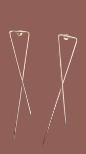 Abstract Minimalist Wire Earrings Kargo Fresh