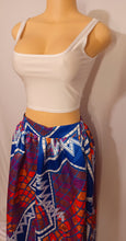 Load image into Gallery viewer, Abstract Print Maxi Skirt and Crop Tank M Kargo Fresh
