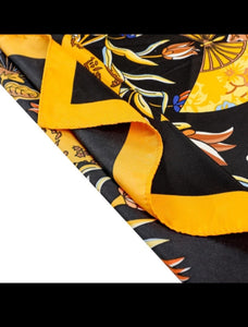 Abstract Silk Scarf Kargo Fresh