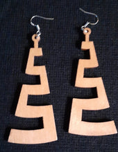 Load image into Gallery viewer, Abstract Wooden Earrings Kargo Fresh
