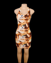 Load image into Gallery viewer, Abstract bodycon mini dress New small Kargo Fresh
