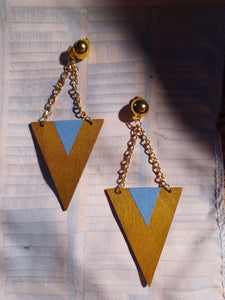 Abstract boho clip on earrings Kargo Fresh