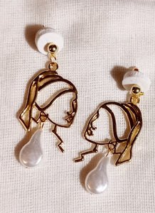 Abstract face Earrings Kargo Fresh