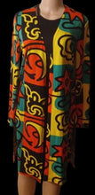 Load image into Gallery viewer, Abstract grafitti Adinkra symbol cardigan and dress set new L Kargo Fresh
