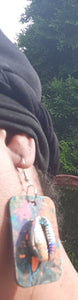 Abstract handpainted Earrings Kargo Fresh