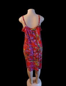 Abstract midi dress nwt 3xl Kargo Fresh