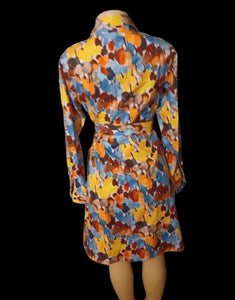 Abstract print midi dress new Medium Kargo Fresh