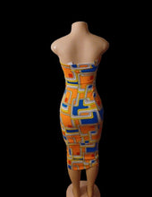 Load image into Gallery viewer, Abstract spandex dress new M Kargo Fresh
