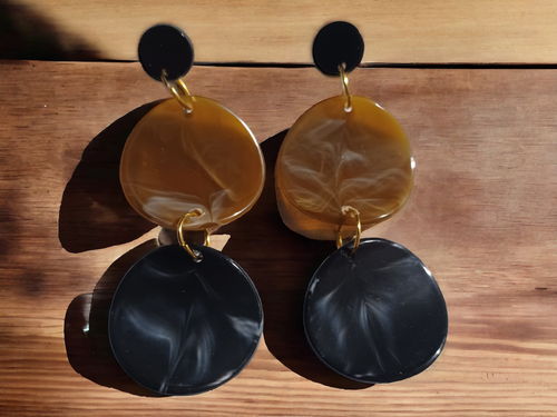 Acrylic Handmade Chunky Clip on Earrings Kargo Fresh