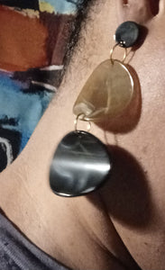 Acrylic Handmade Chunky Clip on Earrings Kargo Fresh