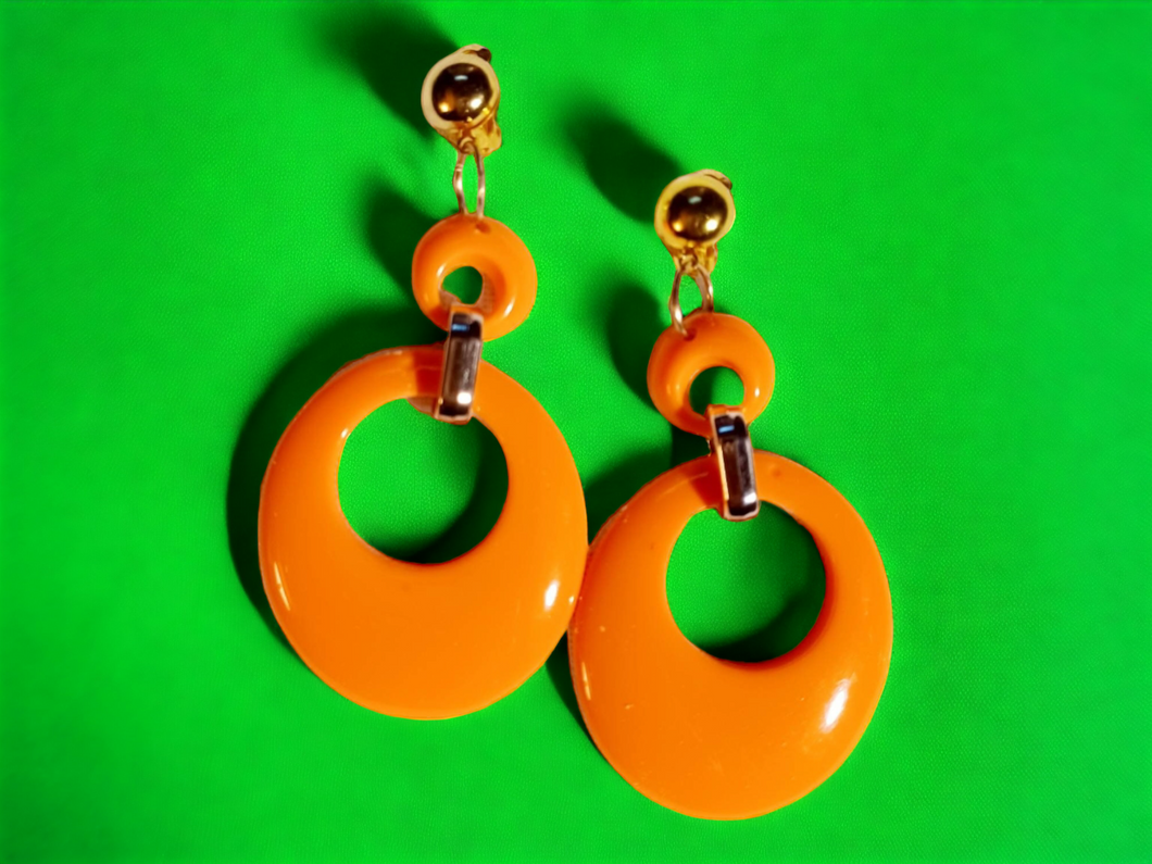 Acrylic Hoop Clip on Earrings Kargo Fresh