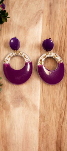Acrylic Hoop Clip on Earrings Kargo Fresh