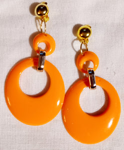 Acrylic Hoop Clip on Earrings Kargo Fresh