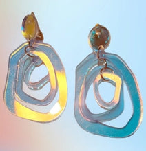 Load image into Gallery viewer, Acrylic Pop Art Clip on Earrings Kargo Fresh
