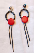 Load image into Gallery viewer, Acrylic Pop Art clip on Earrings Kargo Fresh
