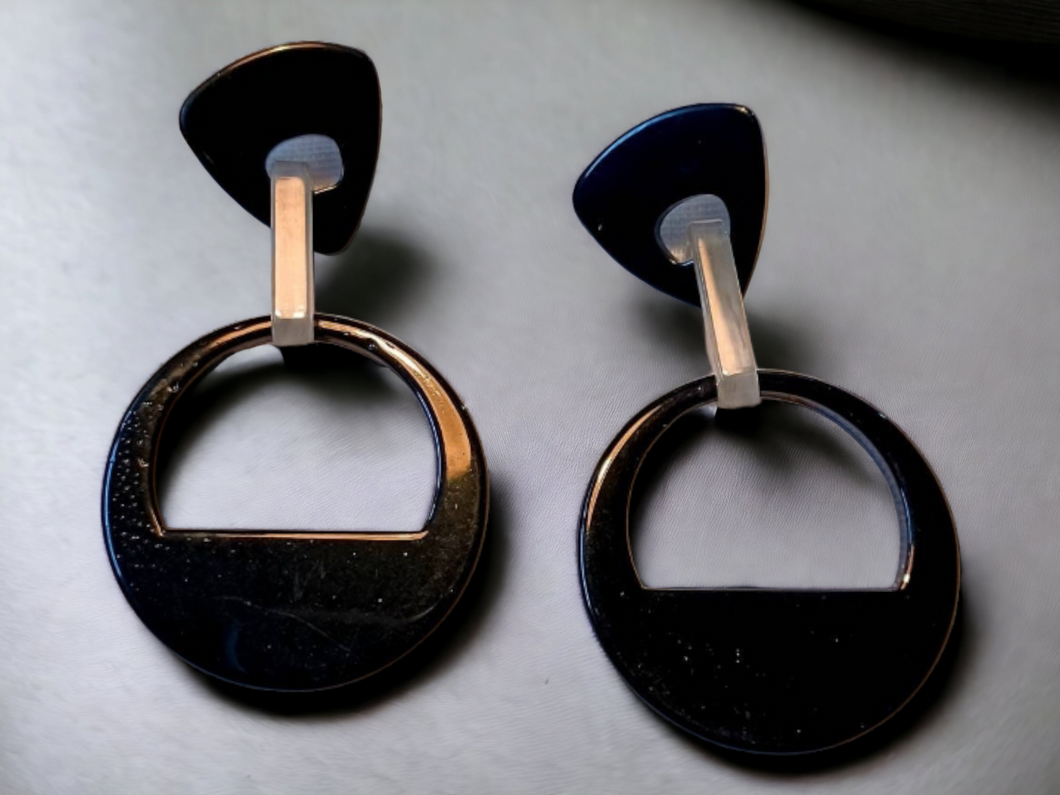 Acrylic Pop Art clip on Earrings Kargo Fresh