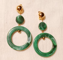 Load image into Gallery viewer, Acrylic clip on hoop earrings Kargo Fresh
