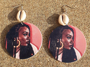 Afrocentric Art Print Earrings Kargo Fresh