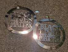 Load image into Gallery viewer, Afrocentric Black Lives Matter Earrings Kargo Fresh
