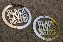 Load image into Gallery viewer, Afrocentric Black Lives Matter Earrings Kargo Fresh
