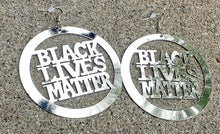 Load image into Gallery viewer, Afrocentric Black Lives Matter Earrings Kargo Fresh
