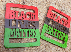 Afrocentric Black Lives Matter Earrings Kargo Fresh