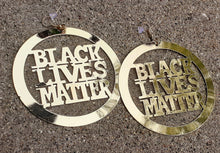 Load image into Gallery viewer, Afrocentric Black Lives Matter Earrings Kargo Fresh
