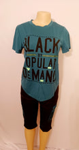 Load image into Gallery viewer, Afrocentric Black by Popular Deman Capri Set M Kargo Fresh
