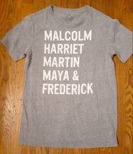 Load image into Gallery viewer, Afrocentric Honoring Black Leaders Statement Tee Ladies X L Kargo Fresh
