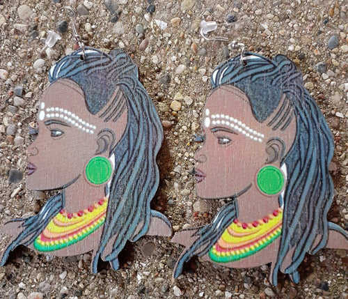 Afrocentric Tribal Princess Earrings Kargo Fresh