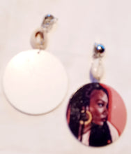 Load image into Gallery viewer, Afrocentric Wooden  Clip On Earrings Kargo Fresh
