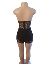 Load image into Gallery viewer, Akira black lace romper small Kargo Fresh
