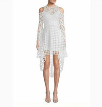 Load image into Gallery viewer, Alexa Admore Crochet Lace Hi Low Dress Size 6 Kargo Fresh
