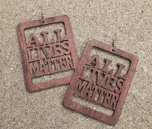 All Lives Matter Statement Earrings Kargo Fresh