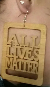 All Lives Matter Statement Earrings Kargo Fresh