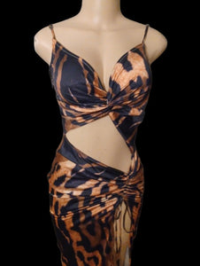 Animal print maxi dress new 4 Kargo Fresh