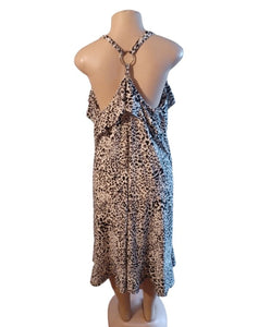 Animal print midi dress nwt 3xl Kargo Fresh