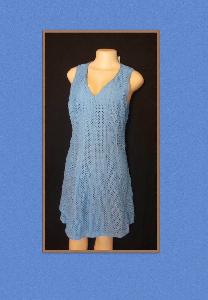 Ann Taylor Eyelit Casual Midi Dress Size 12 Petites Kargo Fresh