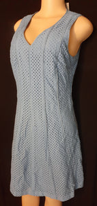 Ann Taylor Eyelit Casual Midi Dress Size 12 Petites Kargo Fresh