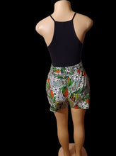 Load image into Gallery viewer, Avant garde shorts top and earrings set New M Kargo Fresh
