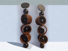 Load image into Gallery viewer, Avant garde wooden earrings Kargo Fresh
